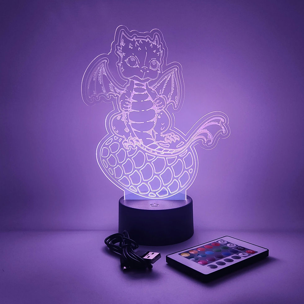 Thumbnail: Baby Dragon Lamp