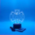 EMS LED night light featuring Star of Life symbol glowing in blue.