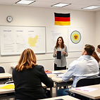 German language classroom
