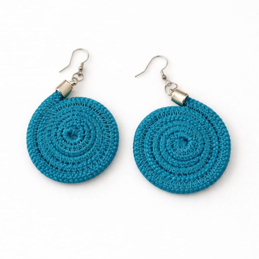 Brinco Anzol-Azul Turquesa