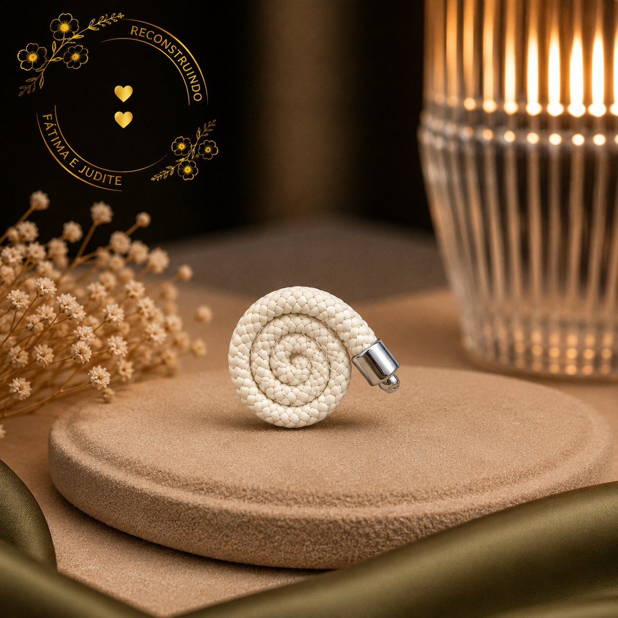 Anel Espiral - Areia