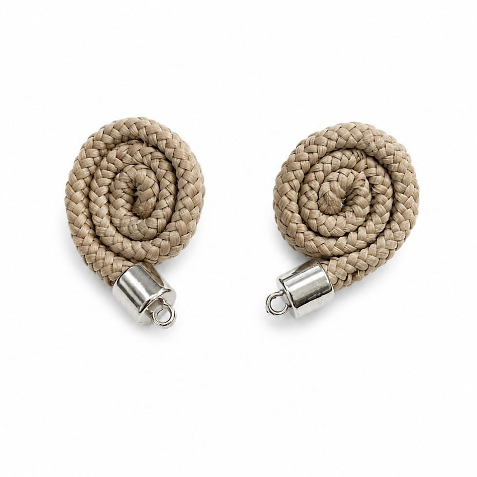 Miniatura: Brinco Espiral Areia