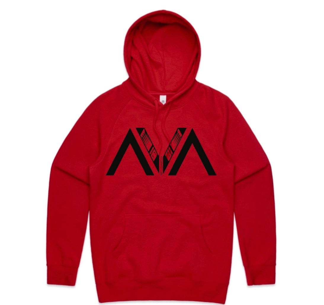 AVA Hoodie - Red/Black