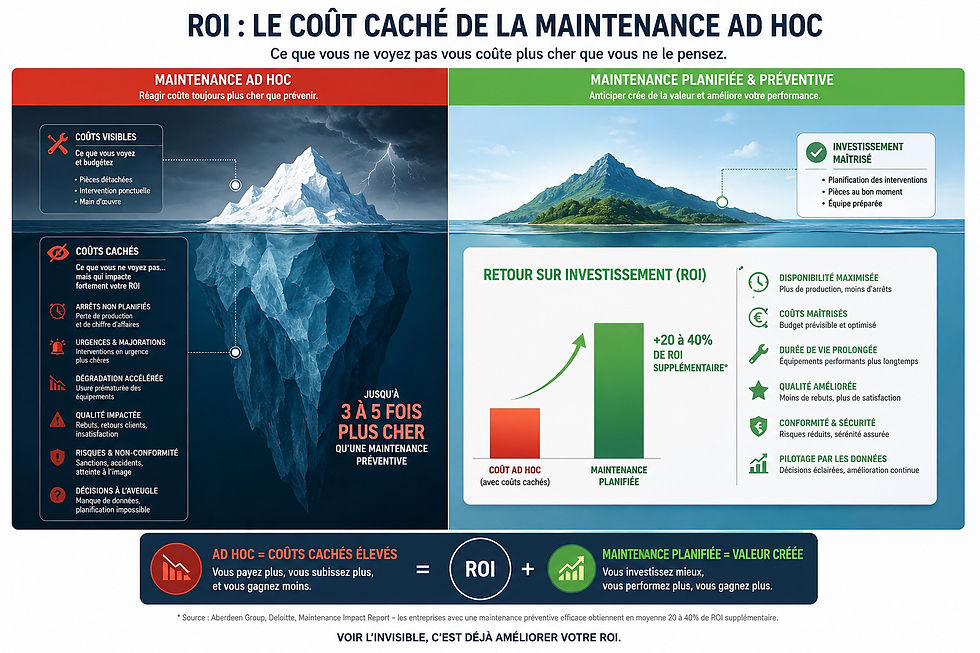 Le coût caché d’une maintenance