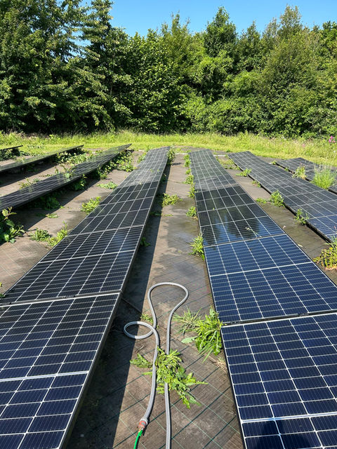 nettoyage de panneau photovoltaïque pour professionnel