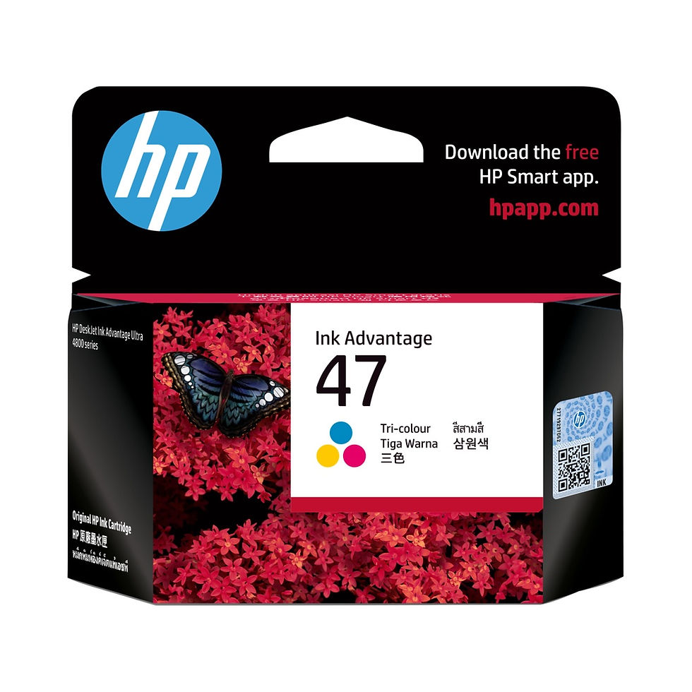 Thumbnail: HP INK 47 BLACK/TRI-COLOR