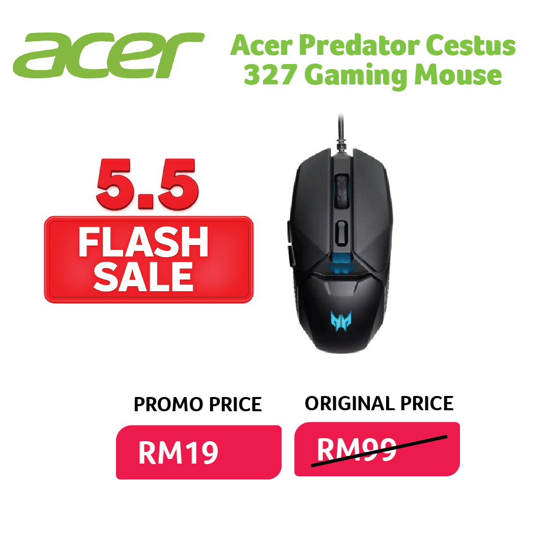 Acer Predator Cestus 327 Gaming Mouse