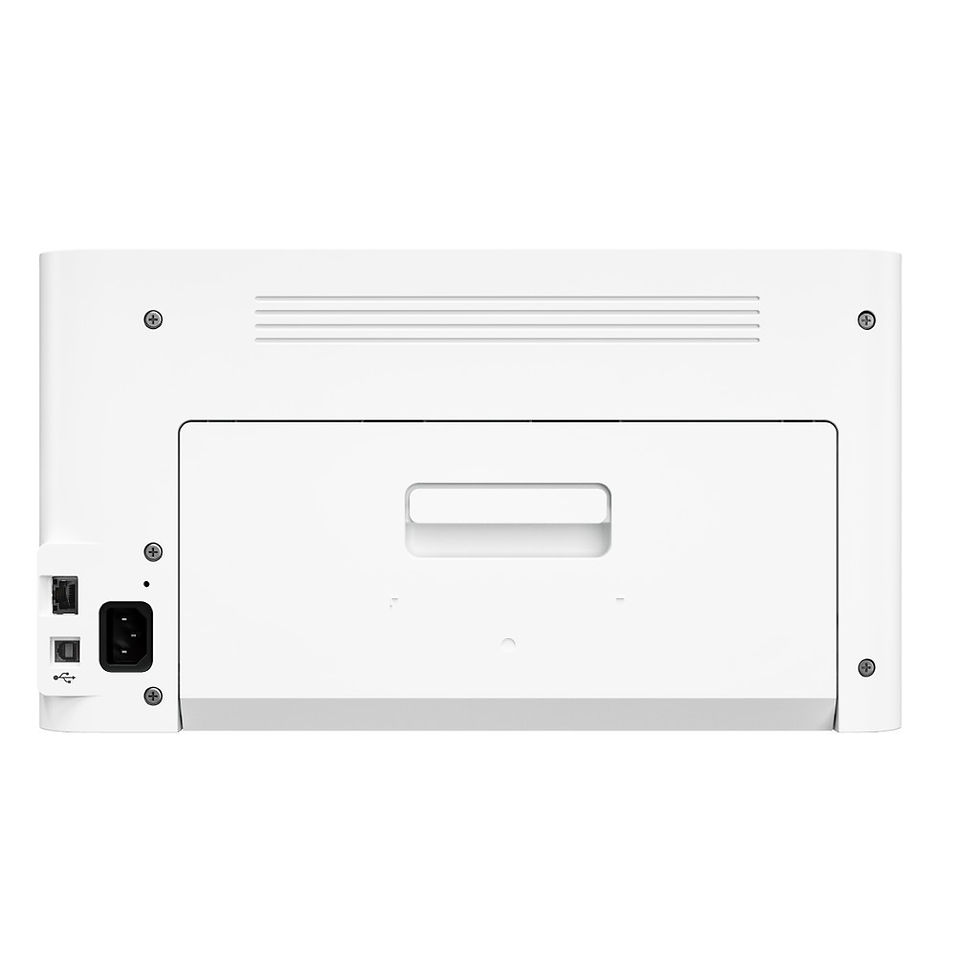 Thumbnail: White HP Color Laser 150nw printer with Wi‑Fi Direct, USB 2.0, fast Ethernet, and LED control panel, ideal for desktop use.