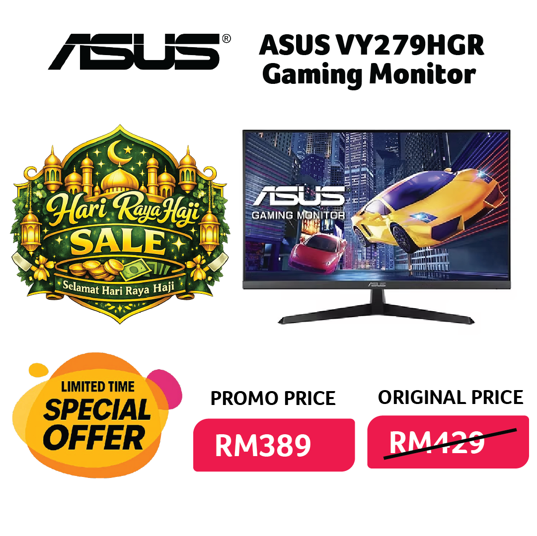 ASUS VY279HGR Eye Care Gaming Monitor  27 IPS FHD
