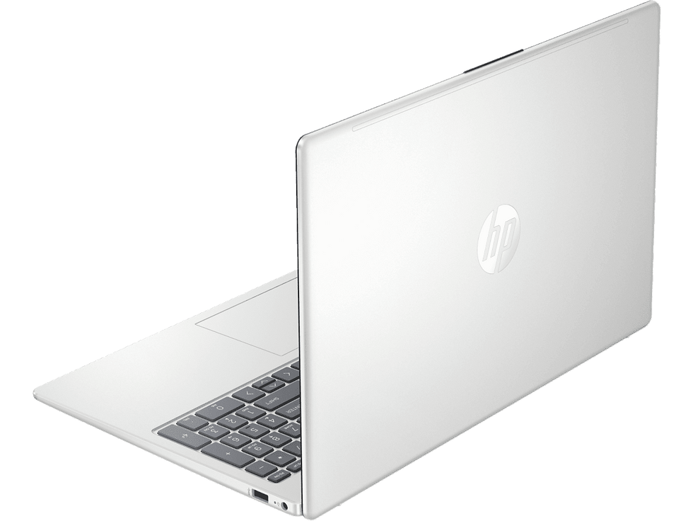 Thumbnail: Close-up of HP 15 laptop’s touchpad and palm rest area