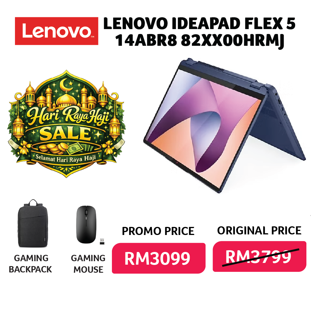 LENOVO IDEAPAD FLEX 5 14ABR8 82XX00HRMJ/82XX00HSMJ TOUCHSCREEN LAPTOP FOLDABLE