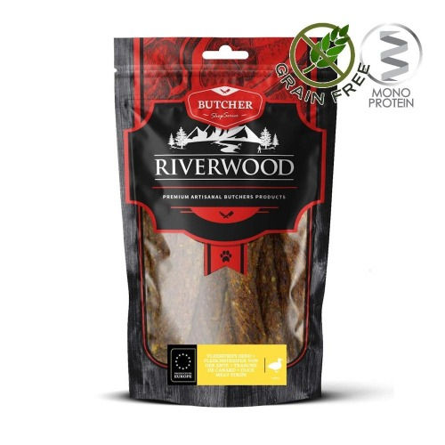 Riverwood Meat Strips Duck - лакомство патешки ленти 150 гр.