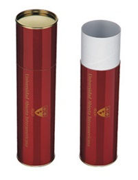 CILINDRO DE CARTON CON TAPA ESTUCHE