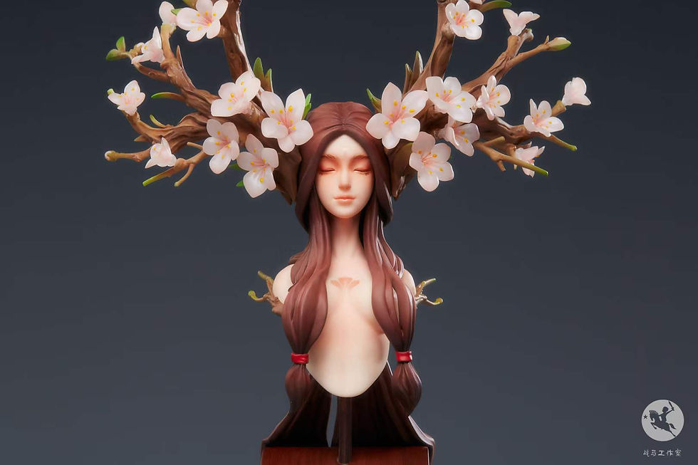 Thumbnail: 【PRE-ORDER】 Zhan Ma Studio - Flower Language - Peach Blossom GK Figure Worldwide
