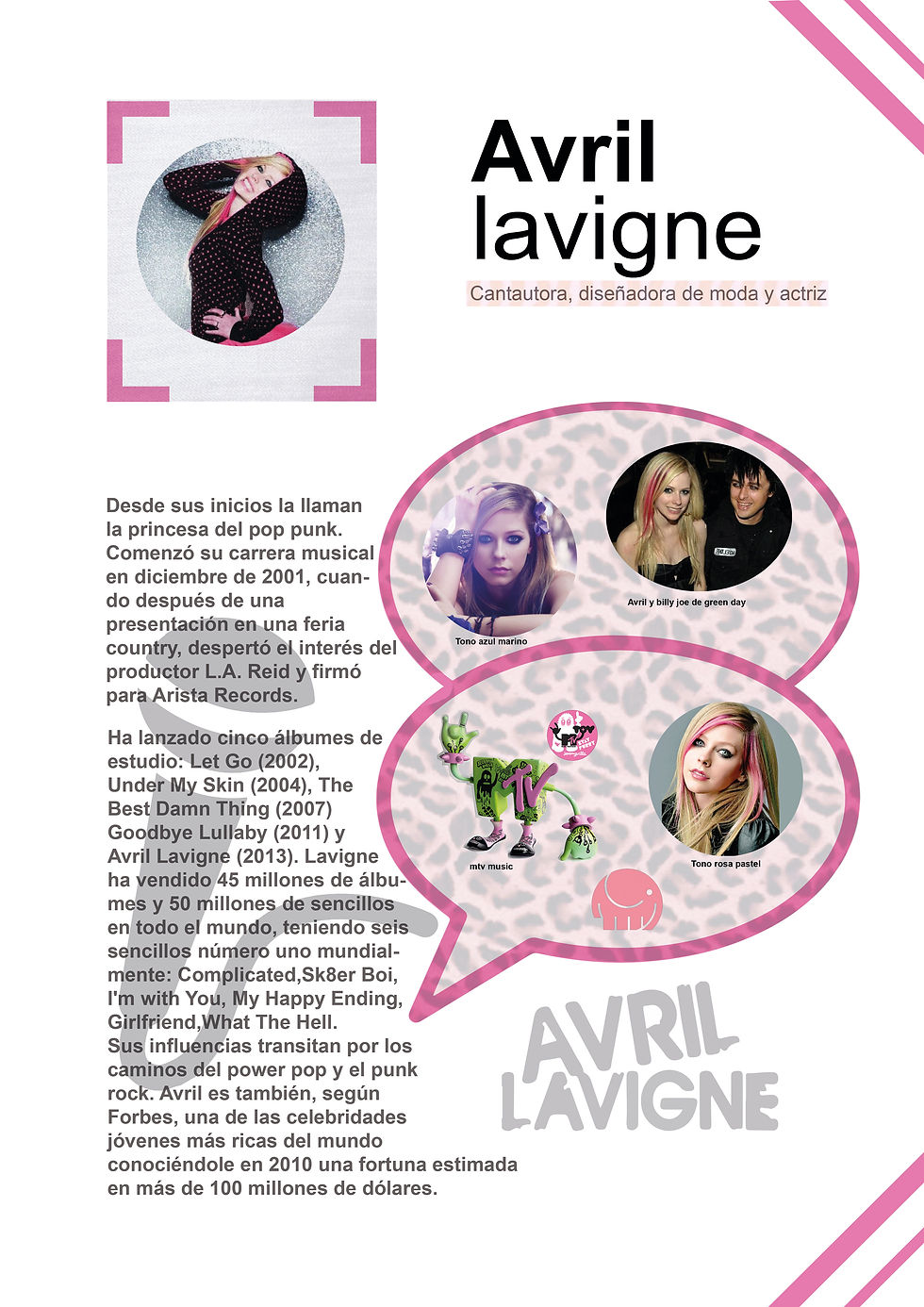 Afiche Avril Lavigne