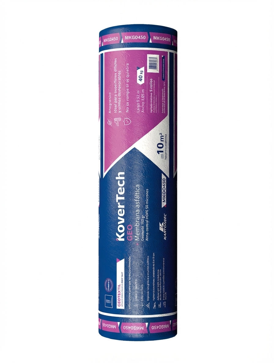 Membrana kovertech geotextil 40kg 4mm