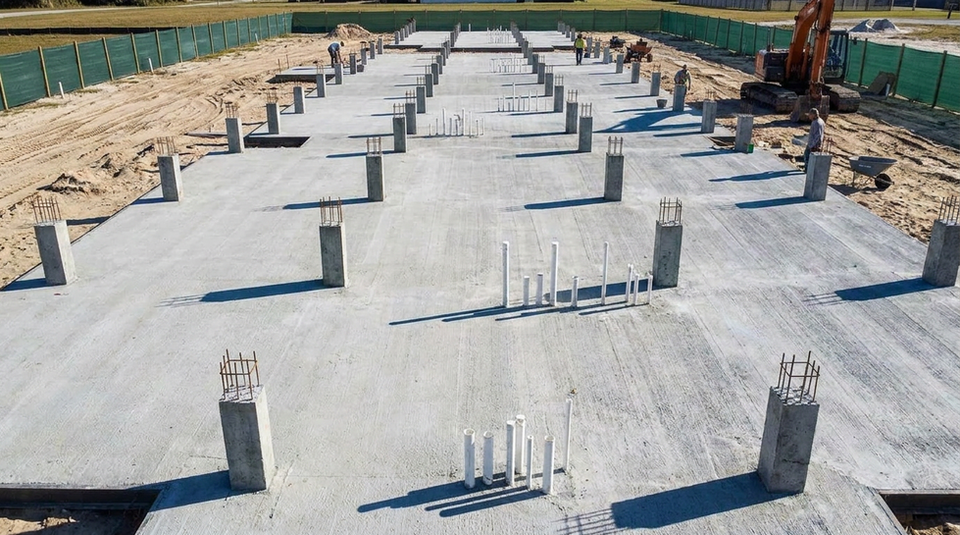 Platea de hormigon armado en Ciudad de Córdoba