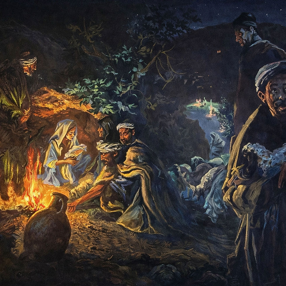 Illustration extraite de La Bible racontée à tous, Hachette (1965)