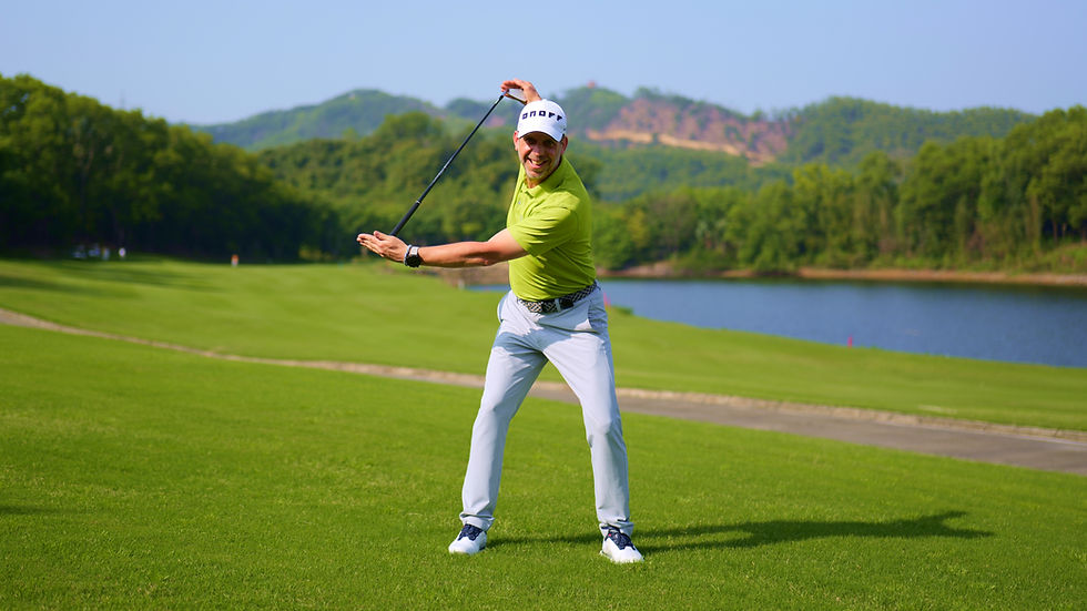 Frühjahr Golfschwung