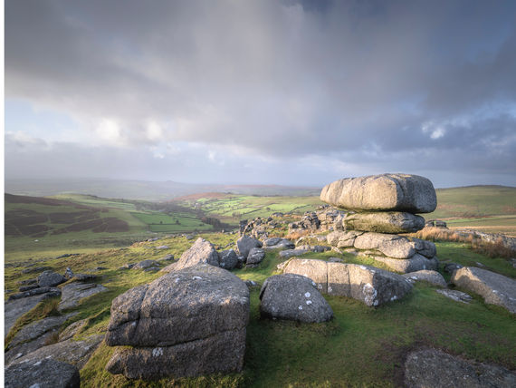 Late afternoon light at Roos Tor, Dartmoor National Park
