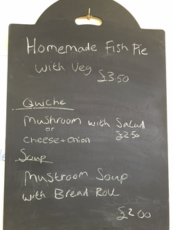 Daily menu