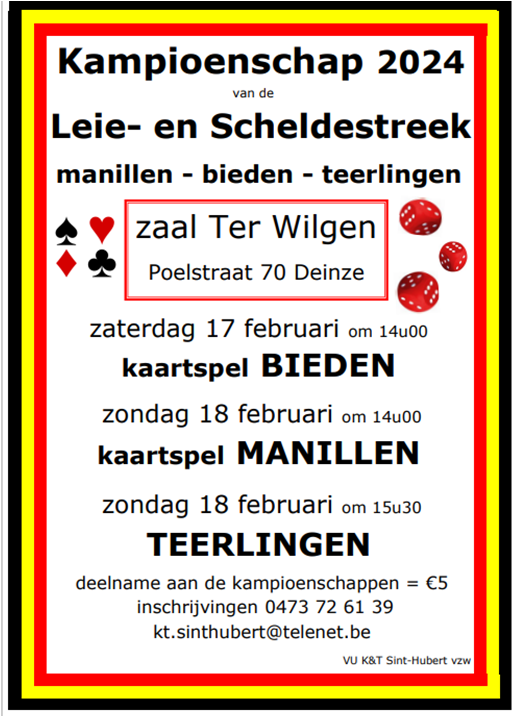 Clubs in actie