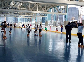Roller skating Pier 2