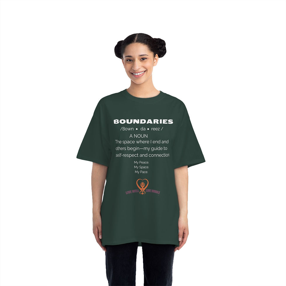 Thumbnail: "Boundaries" Beefy-T® Short-Sleeve Tee by Live Well Live Whole™