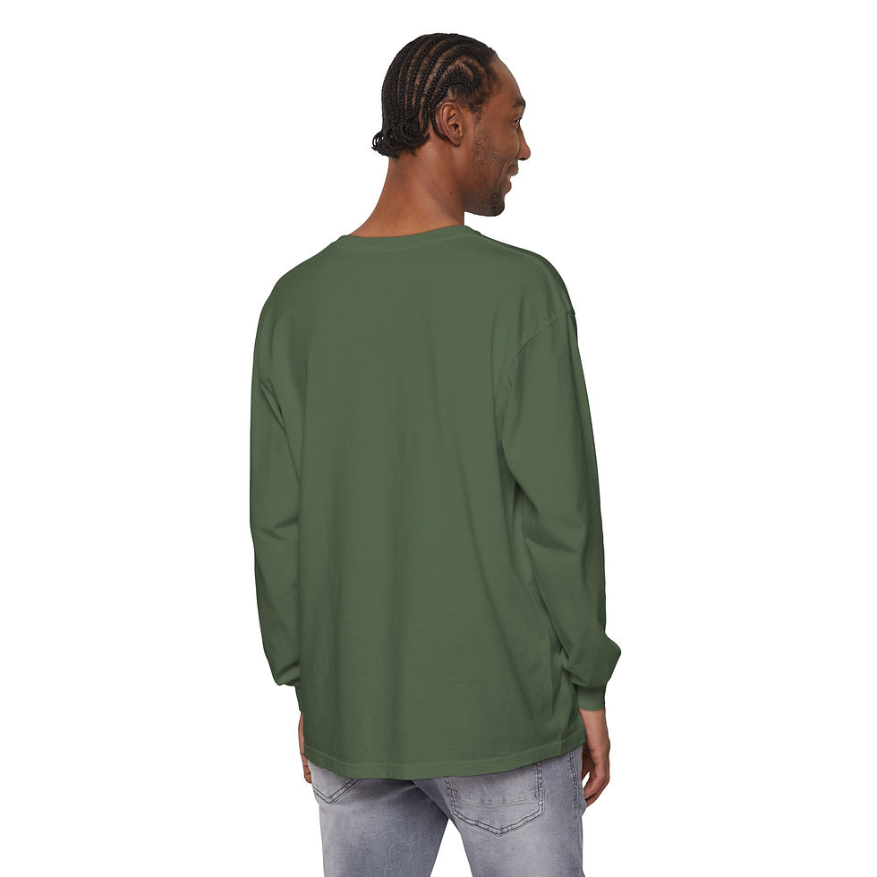 Thumbnail: Unisex Garment-dyed Long Sleeve T-Shirt