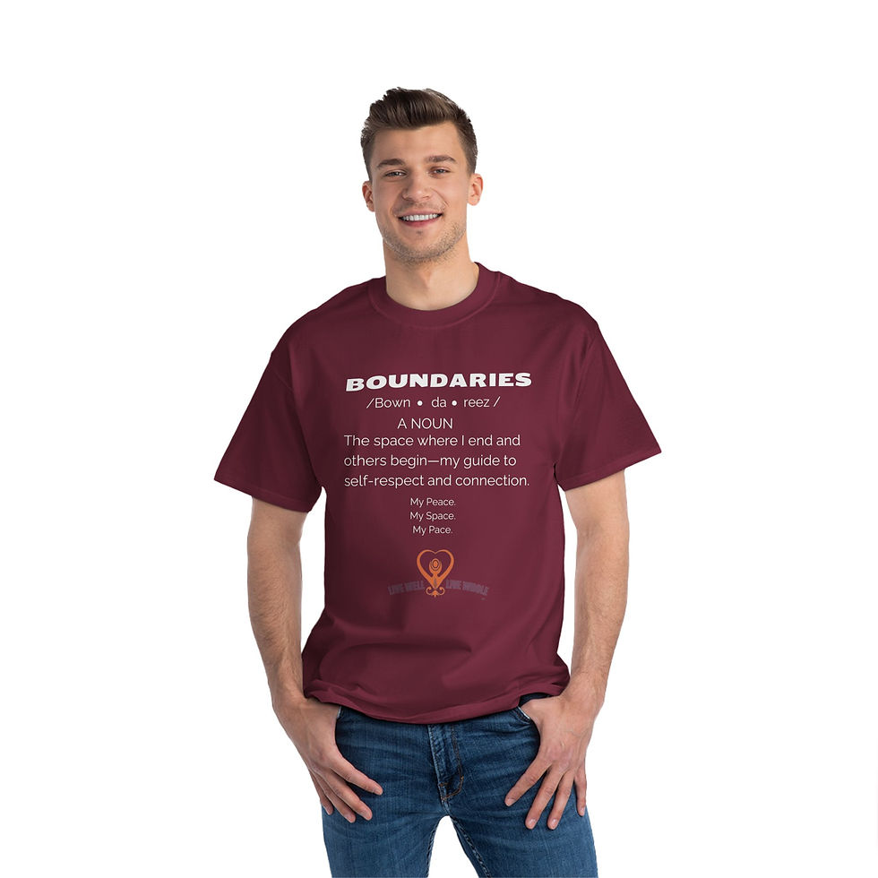 Thumbnail: "Boundaries" Beefy-T® Short-Sleeve Tee by Live Well Live Whole™