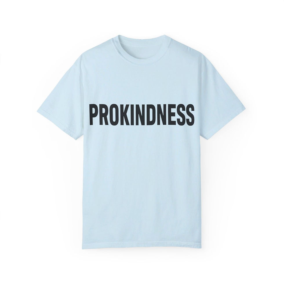 Thumbnail: ProKindness Live Well Live Whole (TM) Unisex Garment-Dyed T-shirt