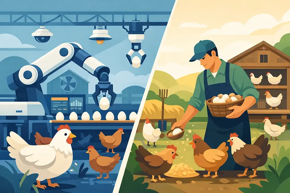 Poultry Automation vs Manual Management