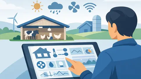 Touchscreen Livestock House Controller Benefits