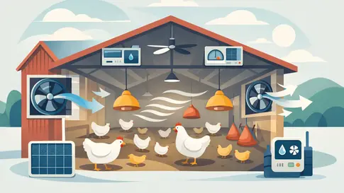 Barn Air Quality Management for Flock Control
