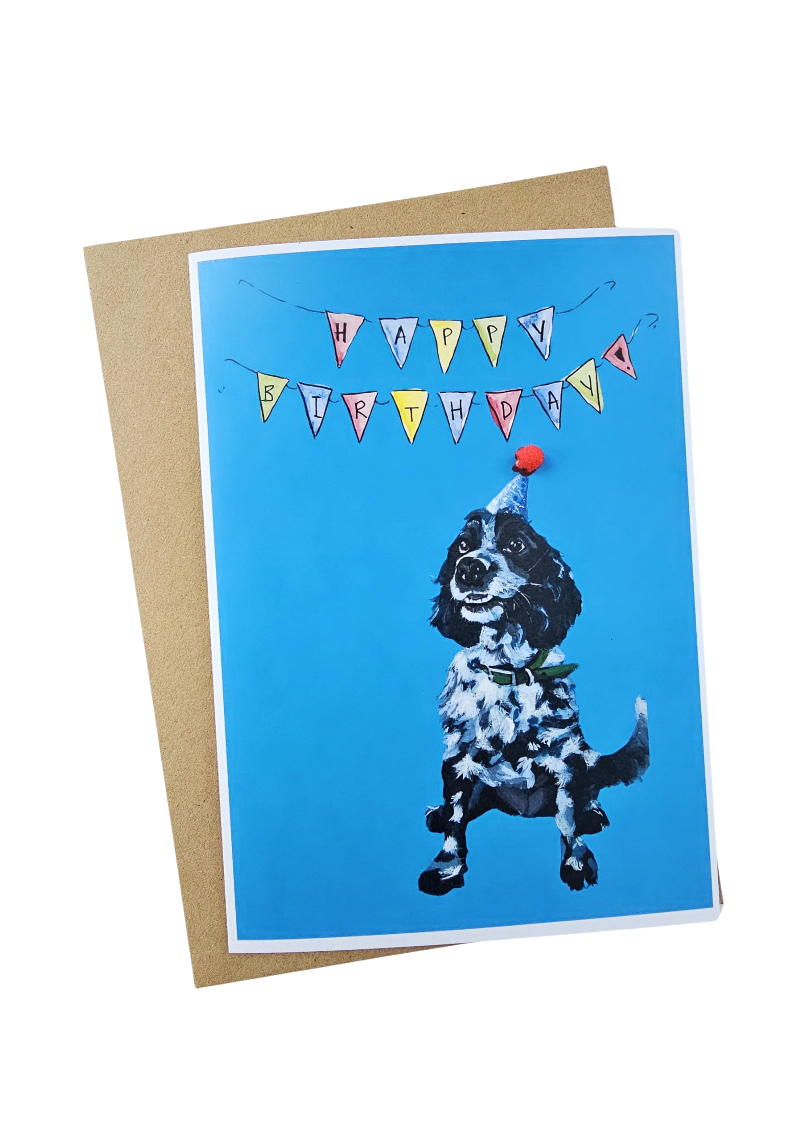 Merlin the Spaniel – Birthday Card