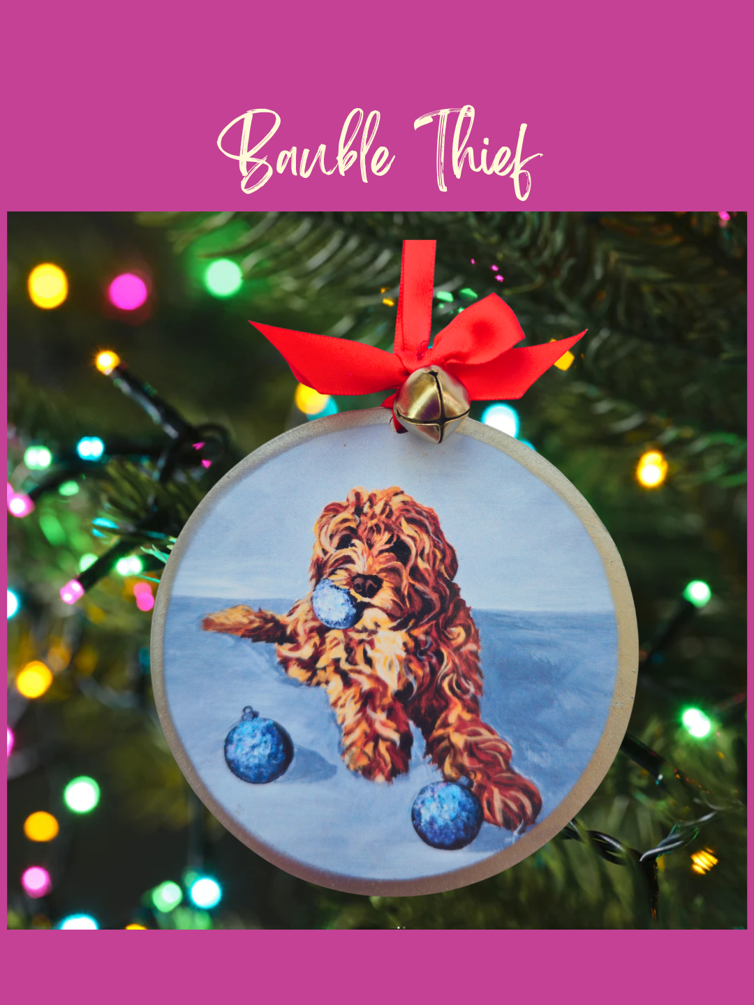 🔵 Bauble Thief- Tree decoration