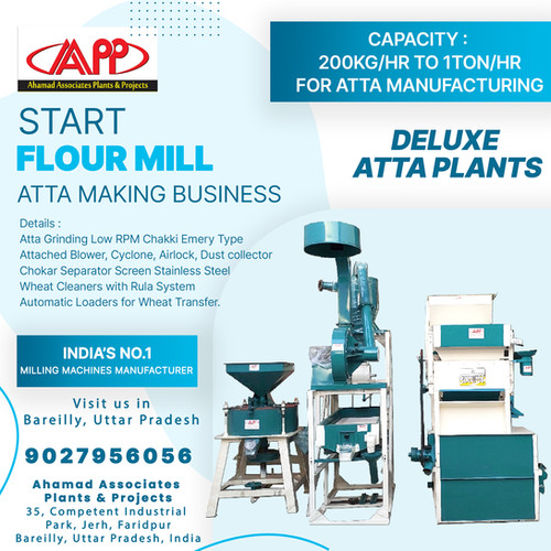 Deluxe Series Atta Chakki Plants | Atta Chakki Plant | Flour Mill Plant ...
