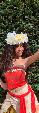 Princesse Vaiana pour une animation d'anniversaire