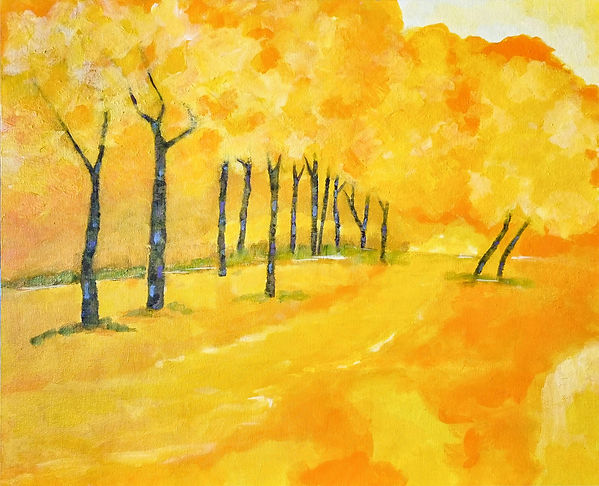 Álamos XX - quadro natureza Liane Abdalla