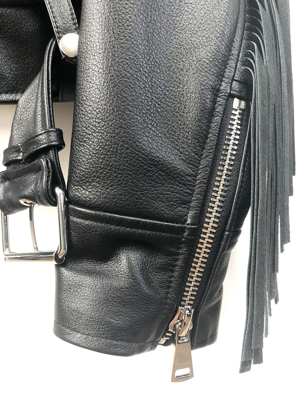 Thumbnail: Leather fringe jacket