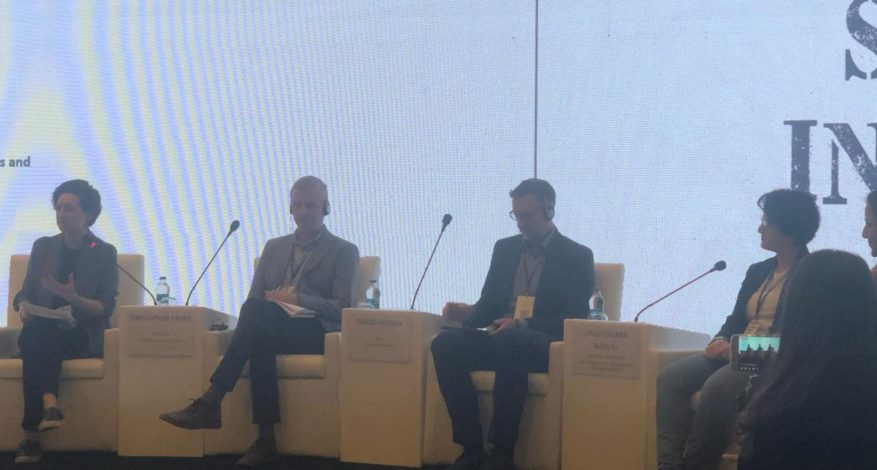 CEO, David Keegan speaking at the conference