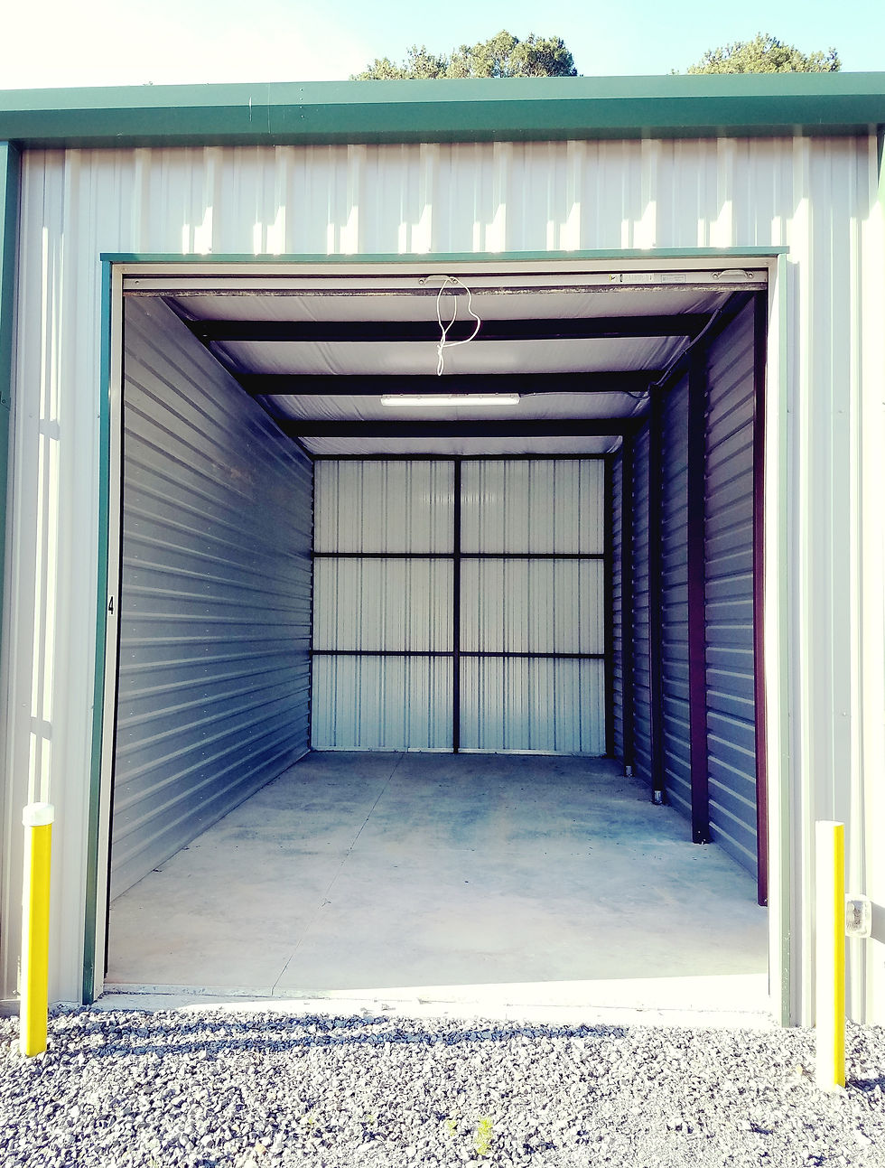 Spacious, dry and secure storage