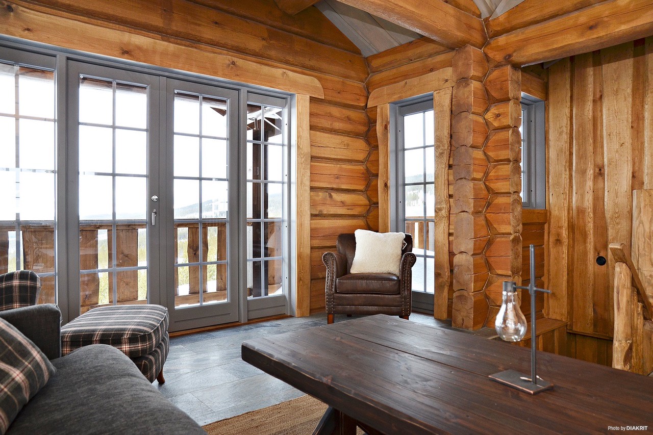 Example 2 of interior of cabin that can be built on the plots in Kyrtjønn