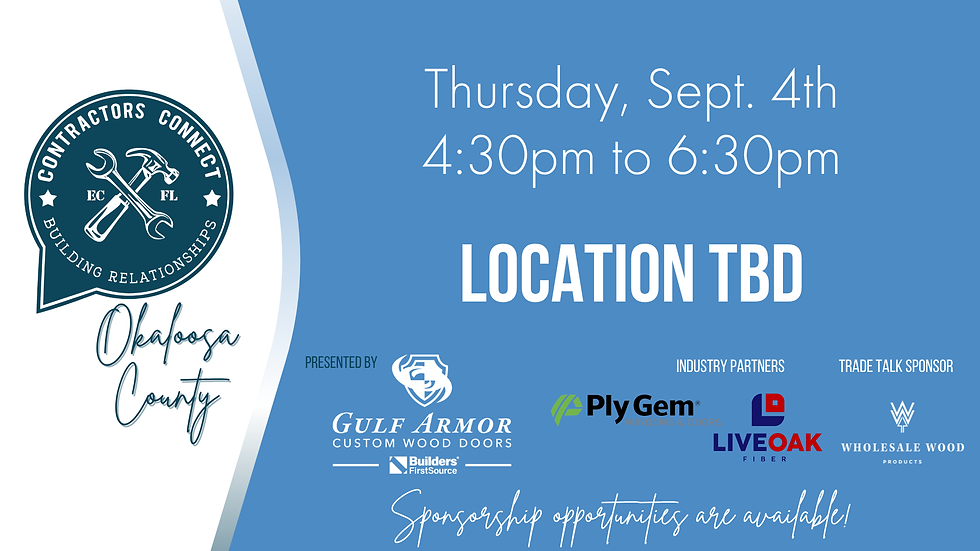 Okaloosa County September Meet Up