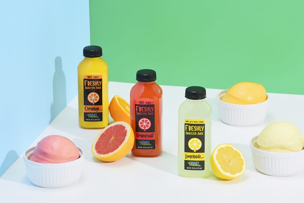 Fresh Fruit Juice Sherbet