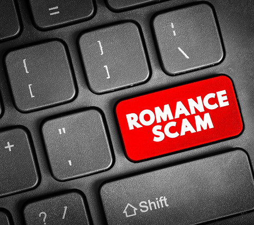 Romance scams - when a criminal adopts a fake online identity to gain a victim's affection