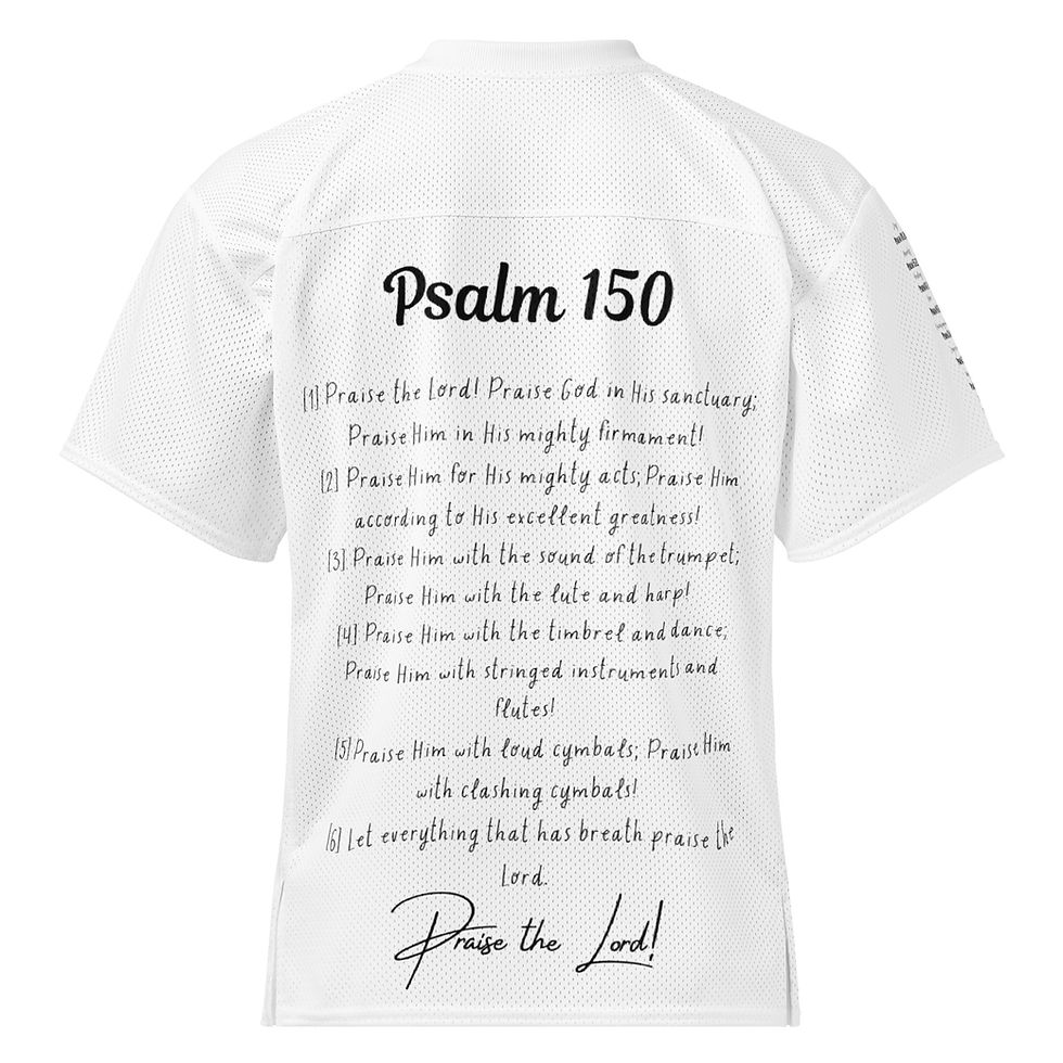 Thumbnail: There's a Psalm for That! football jersey