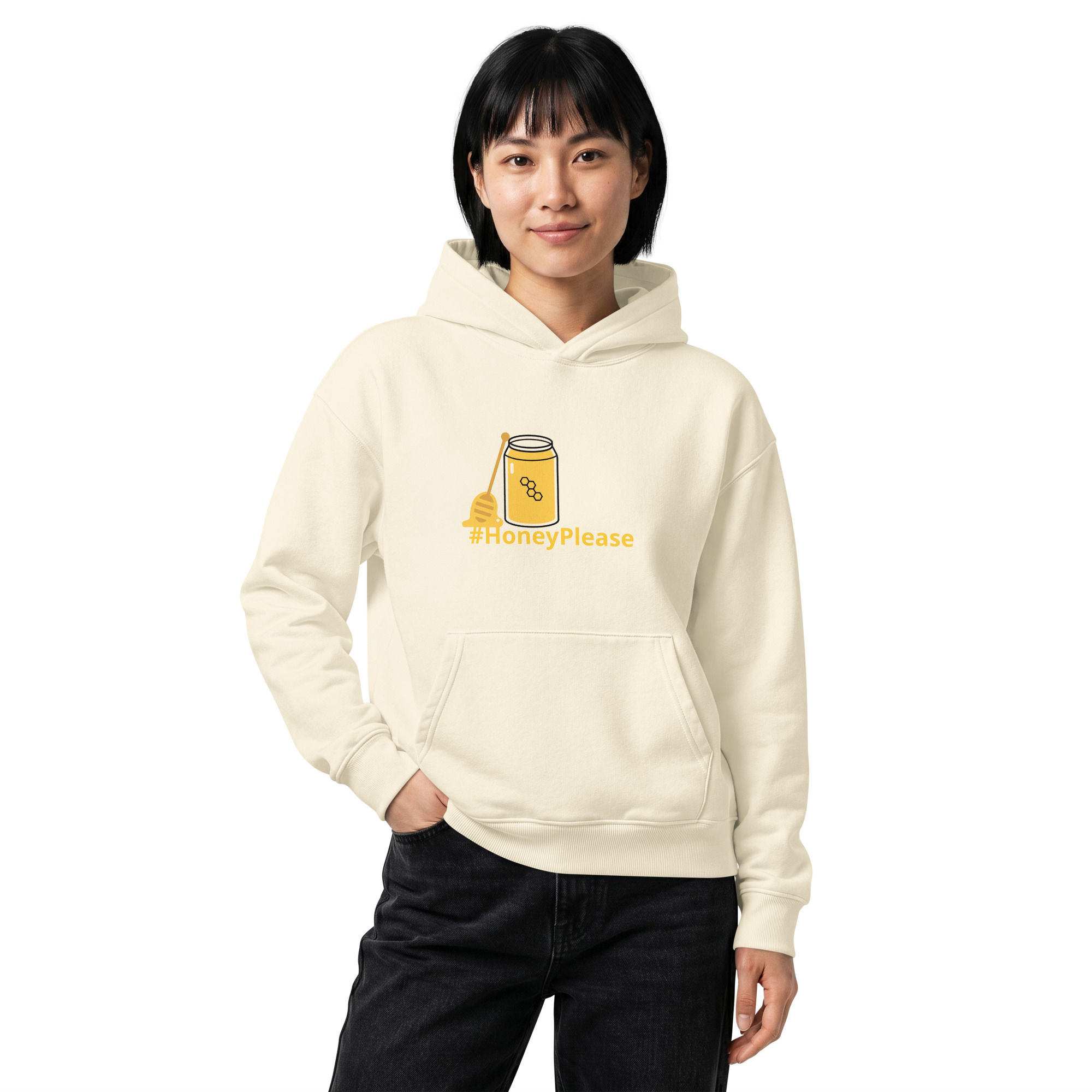 Unisex relaxed mid-weight hooded sweatshirt