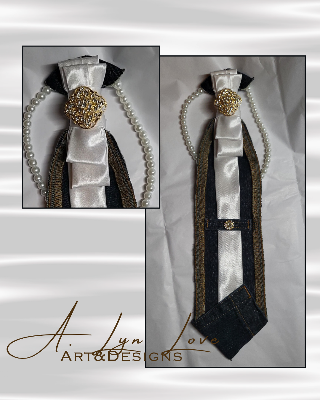 White Satin Waterfall