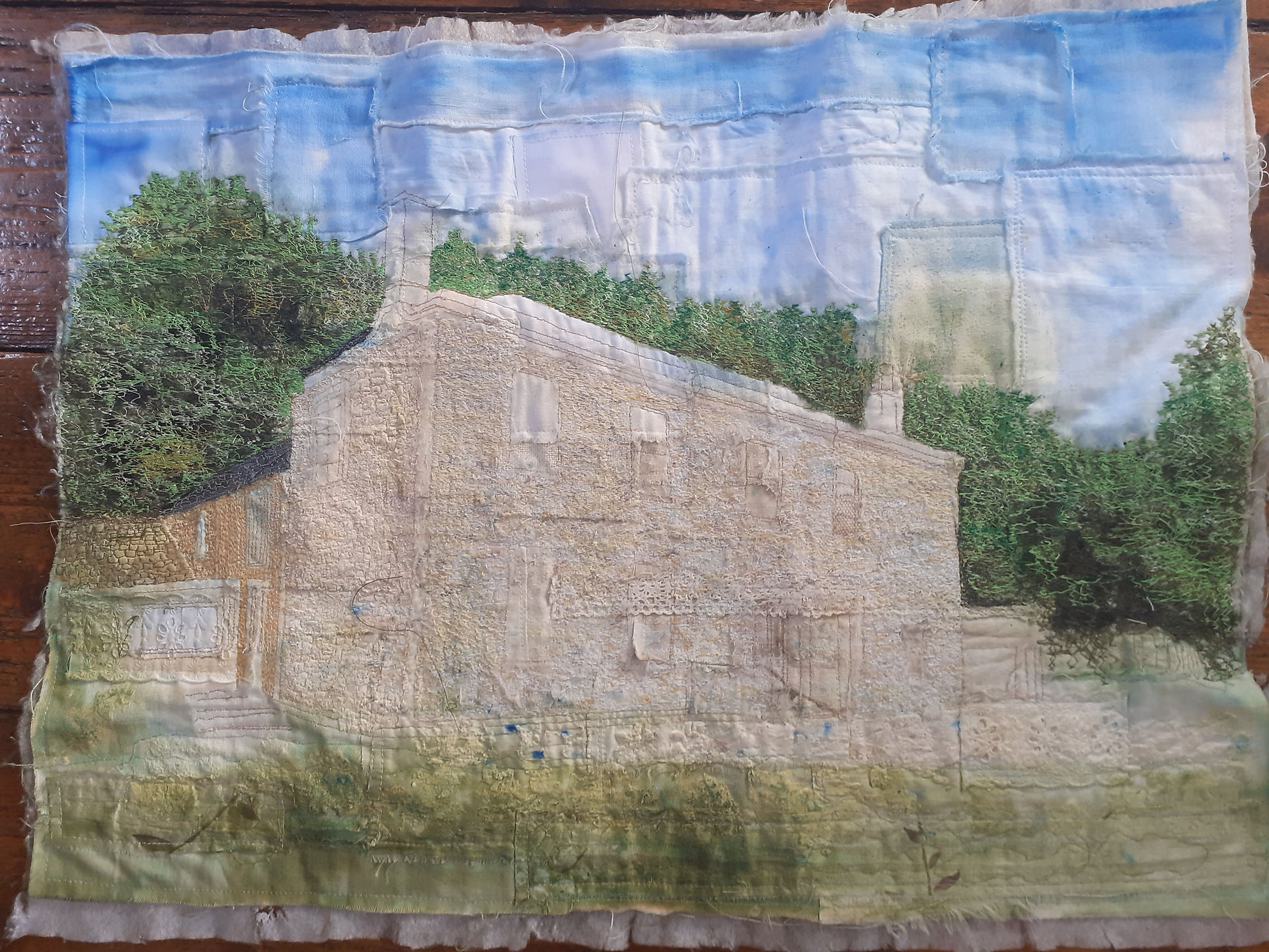Cotswold House, Sue Bateman Textiles, Wall Texture